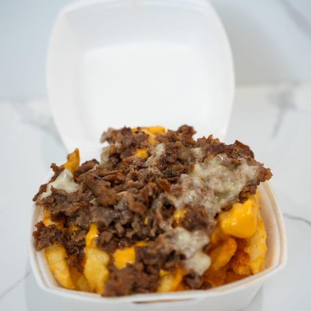 Beef Cheesesteak fries.