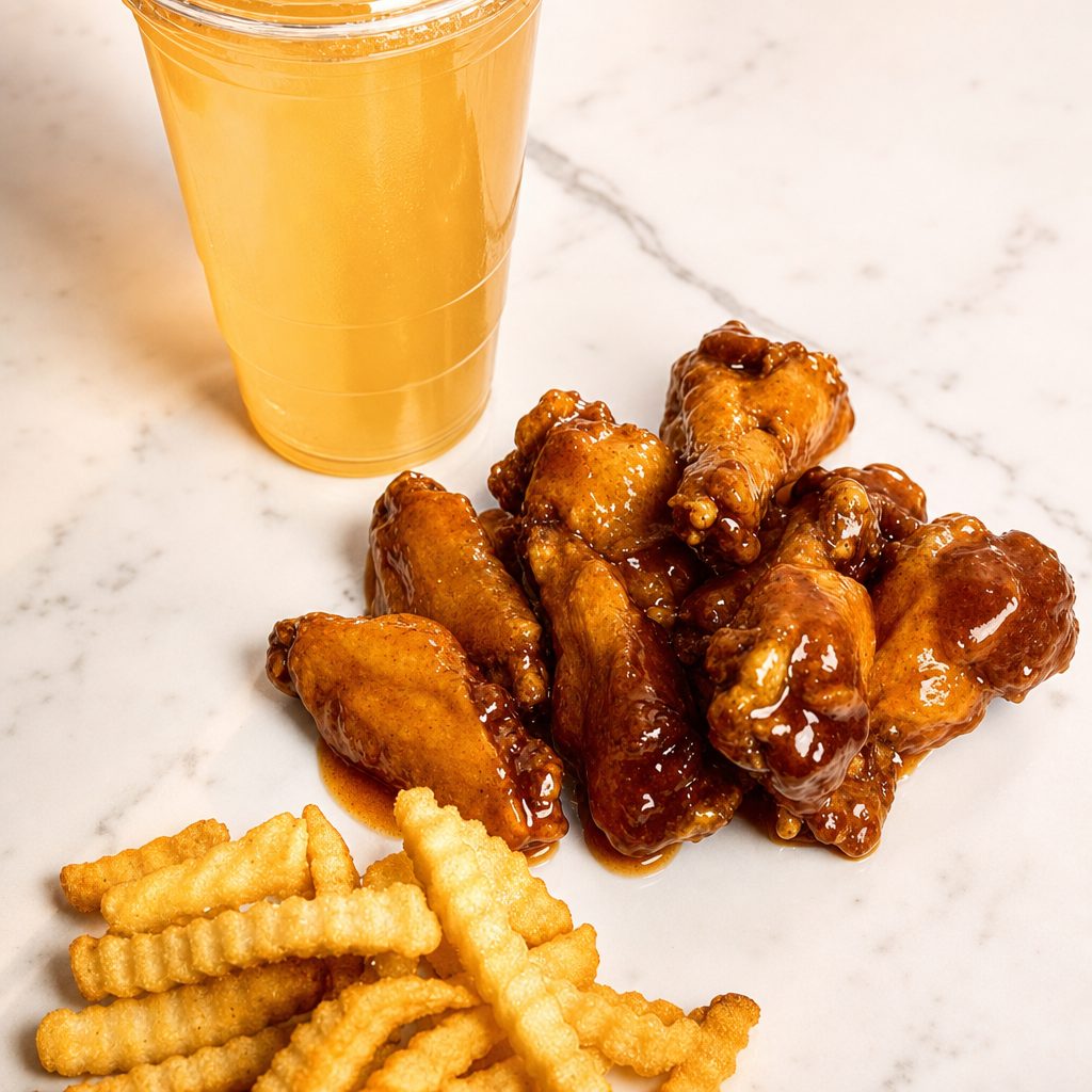 Wing Combo with Fry.