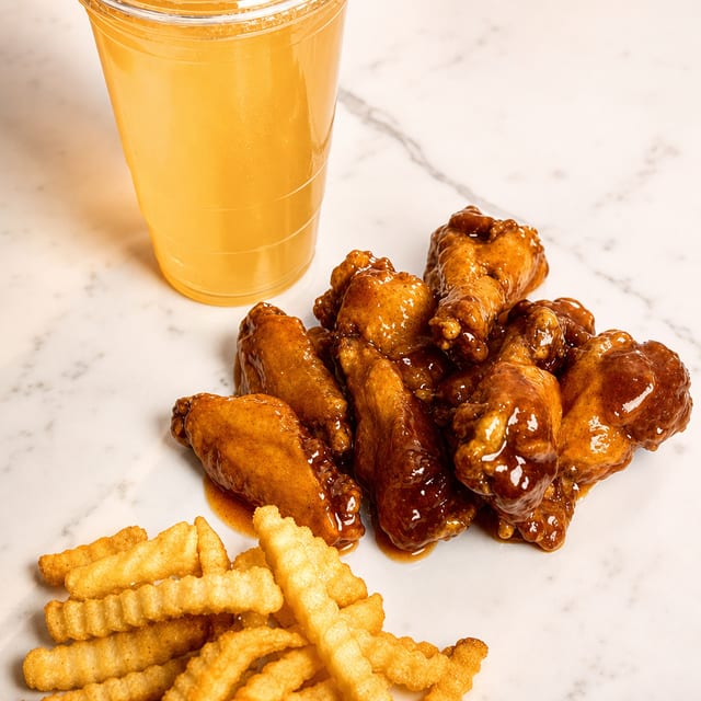 Wing Combo with Fry.