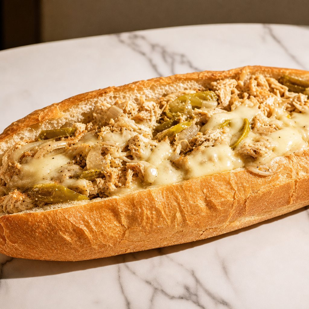 Lemon Pepper Chicken Cheesesteak.
